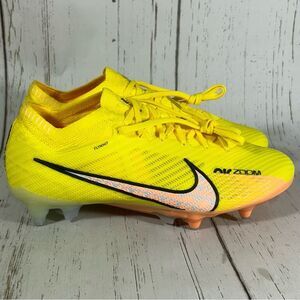 Nike Zoom Mercurial Vapor 15 Elite SG Pro Cleats Yellow Mens Size 6 DJ5168-781